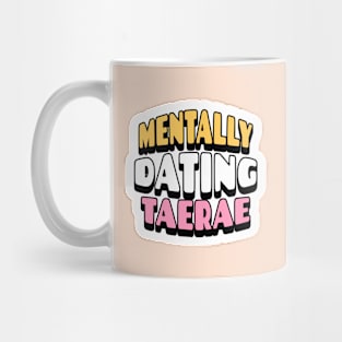 Zero base one zb1 mentally dating kim taerae zerose typography | Morcaworks Mug